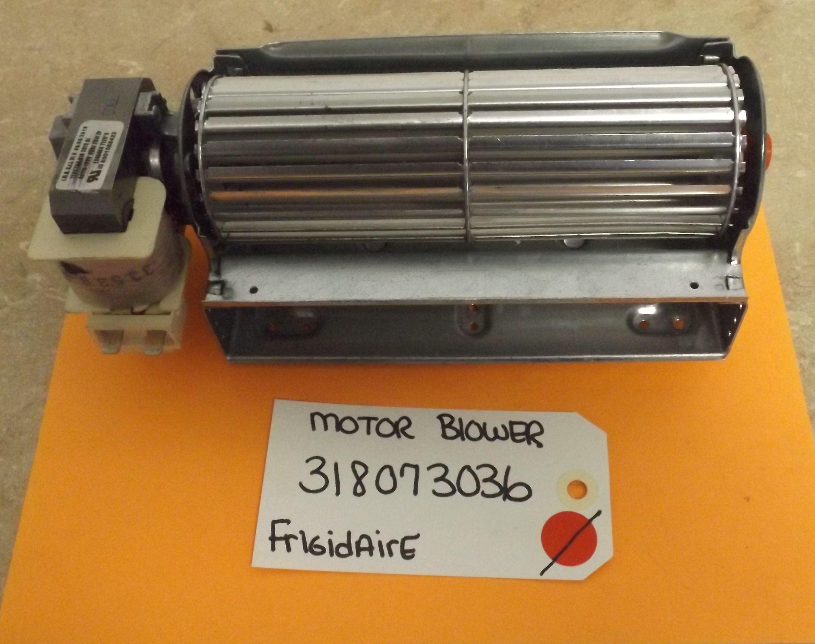 FRIGIDAIRE STOVE 318073036 MOTOR BLOWER (USED) FRIGIDAIRE STOVE 318073036 MOTOR BLOWER (USED)